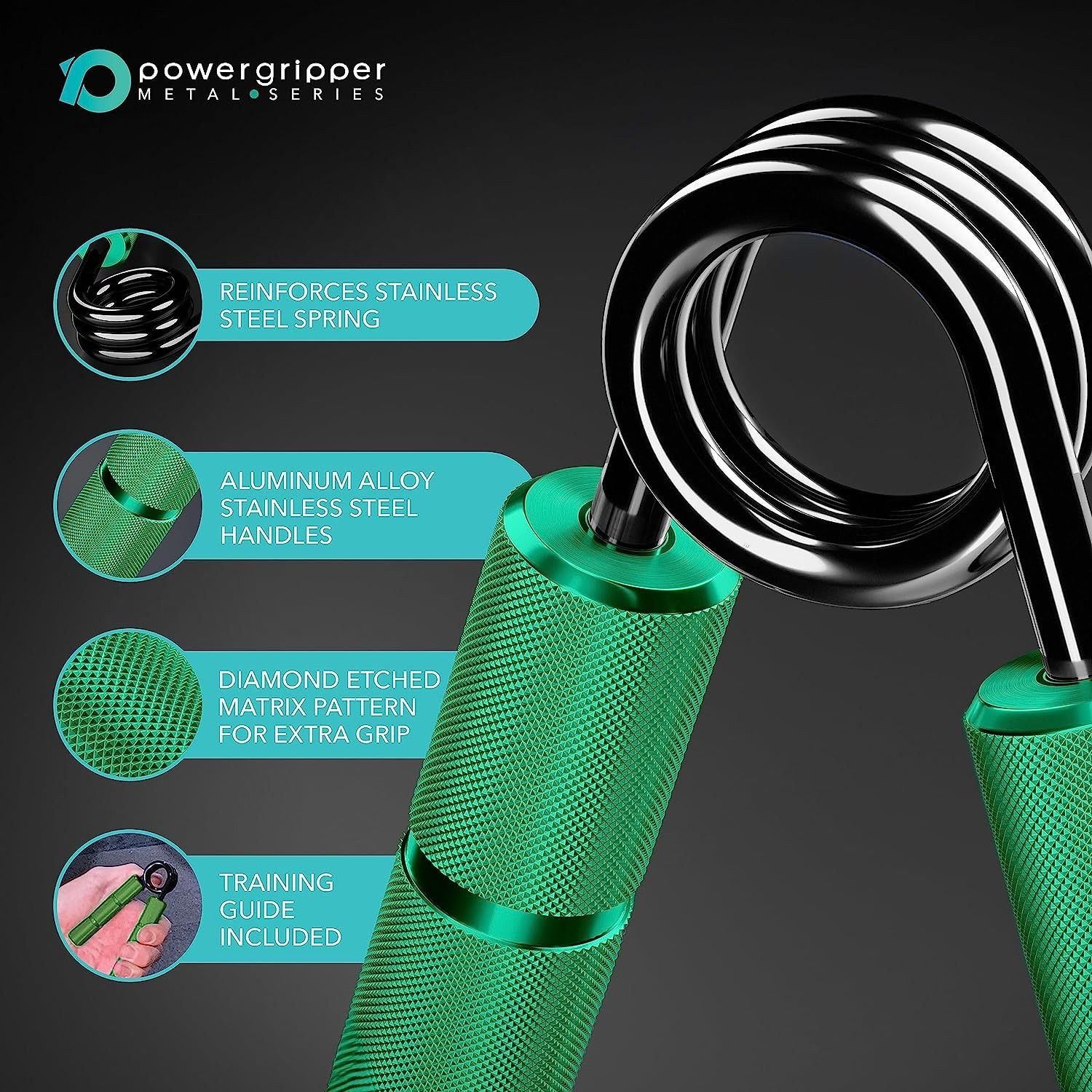 Еспандер Powerball Grip Strengthener – Metal Series “Халк” 181кг (400lbs)